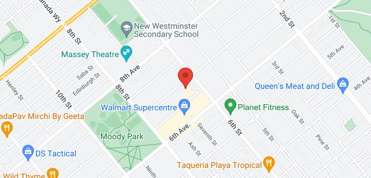 map of 102 620 SEVENTH AVENUE